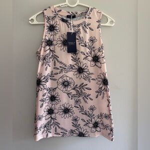 Pink Floral Women's Tank